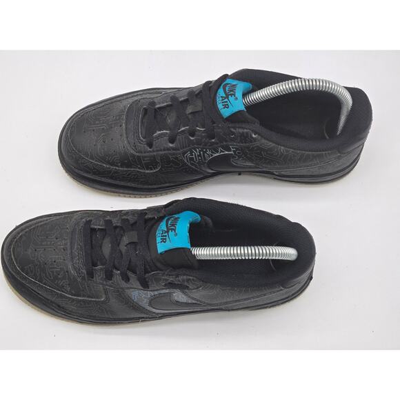 Nike Air Force 1 Space Jam Computer Chip Sneakers Size 5.5Y - Picture 2 of 8